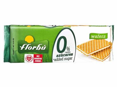 Wafelki nadziewane bez dodatku cukru 160g