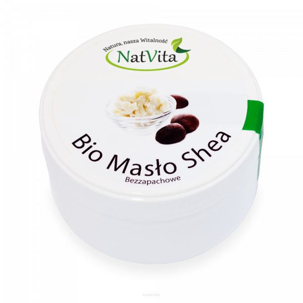 Masło Shea karite Bio bezzapachowe 100 g NatVita