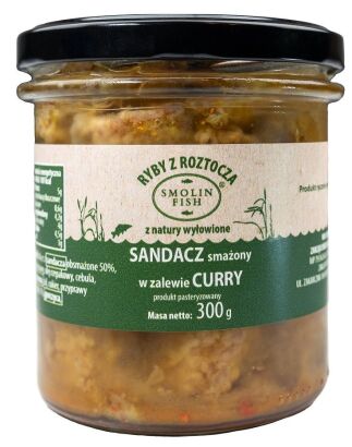 SANDACZ SMAŻONY W ZALEWIE CURRY 300 g - SMOLIN FISH (NA ZAMÓWIENIE)