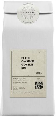 PŁATKI OWSIANE GÓRSKIE BIO 600 g - THE PLANET