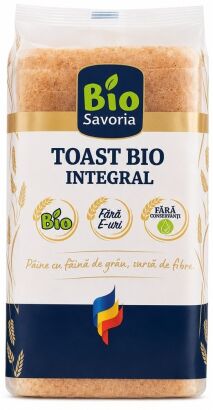 Chleb tostowy pełnoziarnisty BIO 300 g