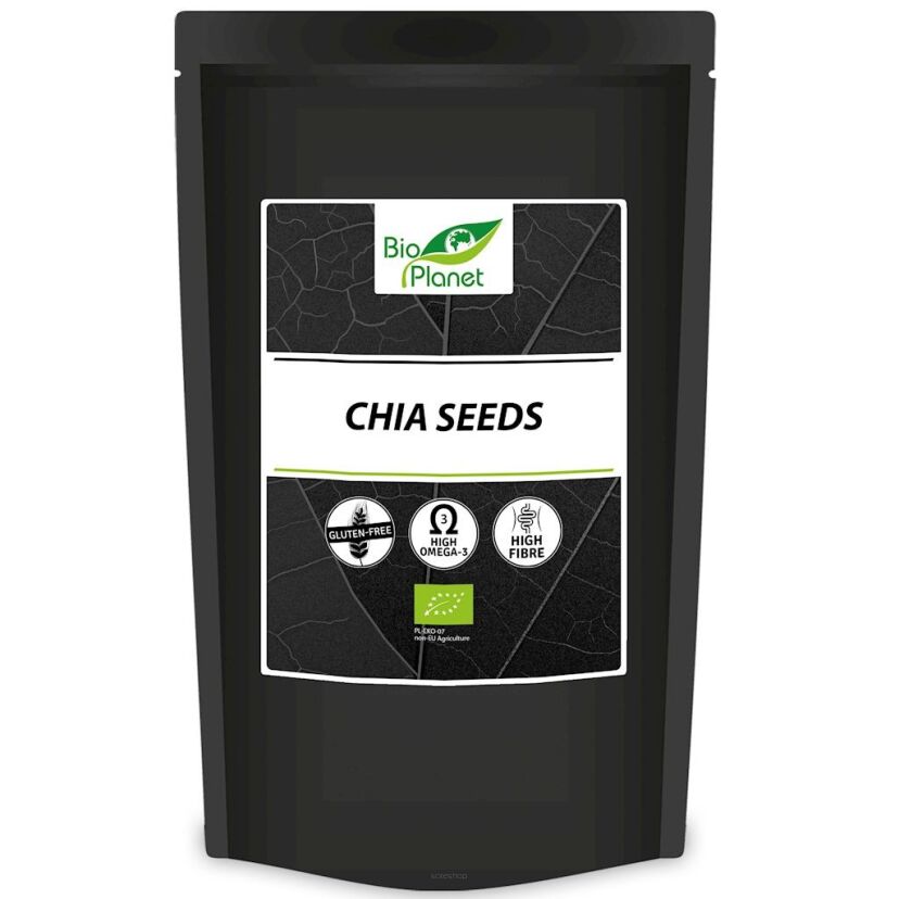 NASIONA CHIA BEZGLUTENOWE BIO 700 g - BIO PLANET INTERNATIONAL
