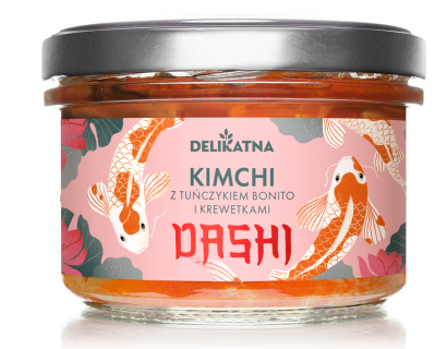 KIMCHI DASHI Z TUŃCZYKIEM BONITO I KREWETKAMI 200 g - DELIKATNA (ZAKWASOWNIA)