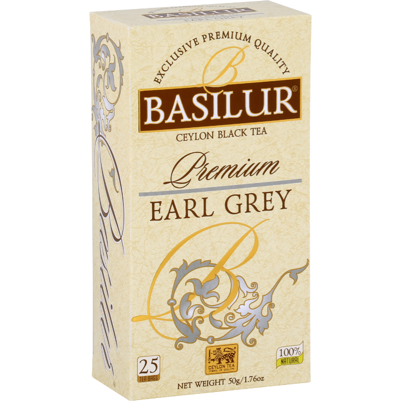 Herbata czarna PREMIUM EARL GREY w saszet. 25x2g - Basilur