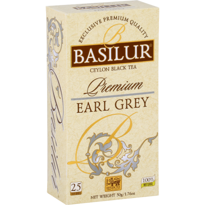 Herbata czarna PREMIUM EARL GREY w saszet. 25x2g - Basilur