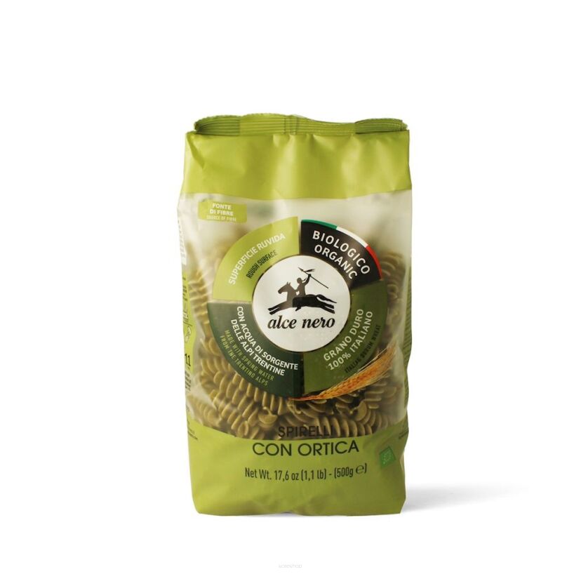 MAKARON (SEMOLINOWY Z POKRZYWĄ) ŚWIDERKI BIO 500 g - ALCE NERO