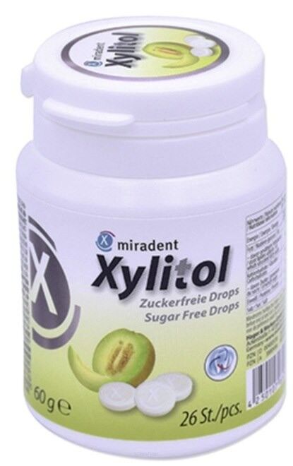 Dropsy pudrowe z ksylitolem MELON B/C 26szt, 60g