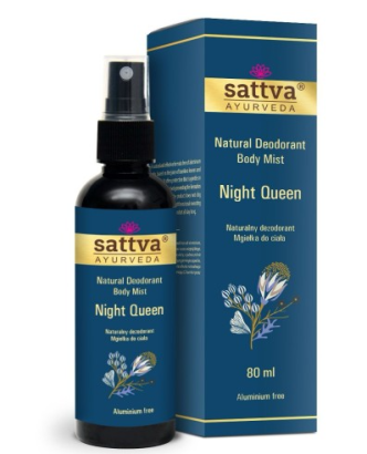 DEZODORANT - MGIEŁKA DO CIAŁA KRÓLOWA NOCY 80 ml - SATTVA (AYURVEDA)