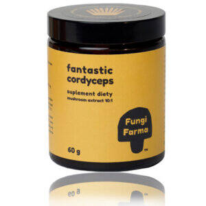 Fantastic Cordyceps ekstrakt 10:1 DER (drug extract ratio) sproszkowany grzyb 60g Fungi Farma