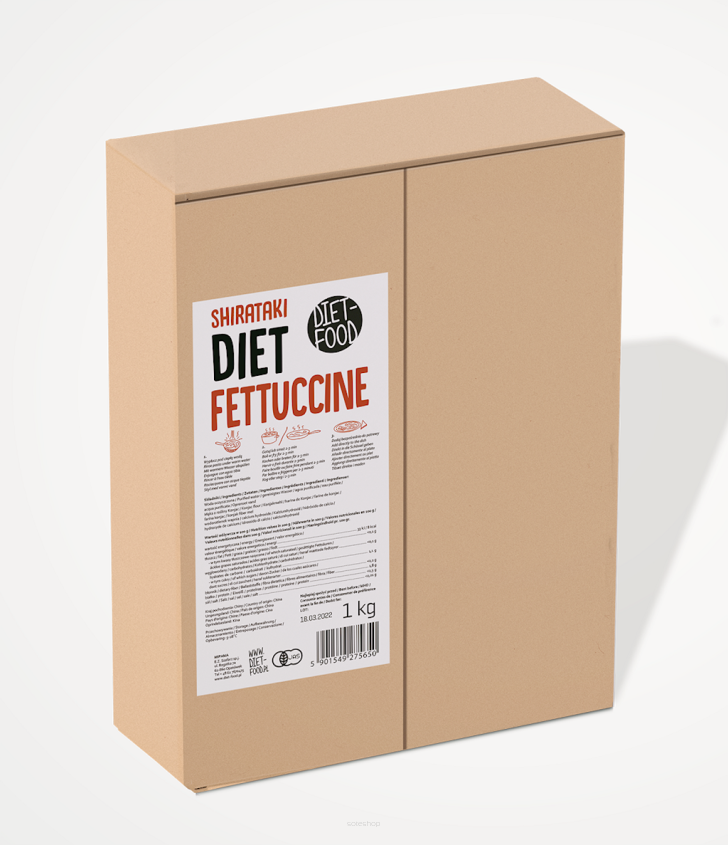 MAKARON (KONJAC) SHIRATAKI FETTUCCINE 1 kg - DIET-FOOD