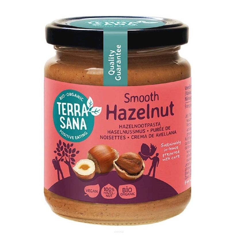 KREM Z ORZECHÓW LASKOWYCH PRAŻONYCH 100 % BIO 250 g - TERRASANA