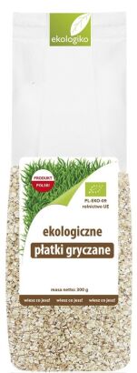 Płatki gryczane nieprażone BIO 300 g