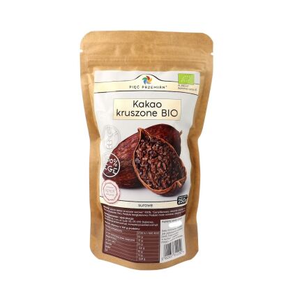 Kakao kruszone BIO 250 g - Pięć Przemian