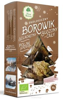 BOROWIK SZLACHETNY SUSZONY CAŁY BIO 70 g - DARY NATURY (PRODUKT SEZONOWY)