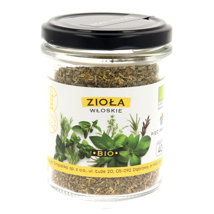 Zioła włoskie BIO 40 g - Pięć Przemian