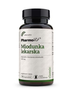 Miodunka lekarska Ekstrakt z korzenia miodunki 450 mg 90 kaps | Classic Pharmovit