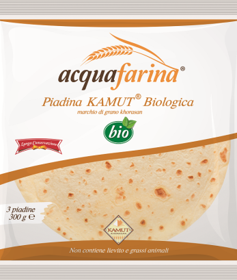 PIADINA KAMUT - PSZENICA DURUM CAPPELLI BIO (3 x 100 g) 300 g - ALIMENTA