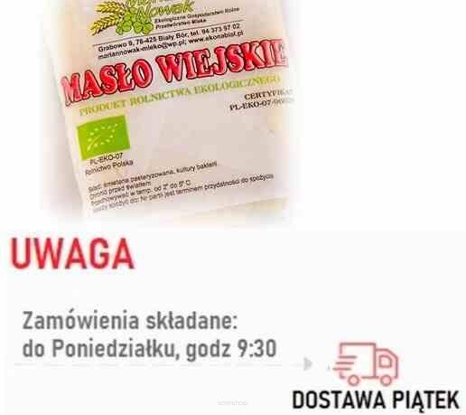 Masło wiejskie BIO kg