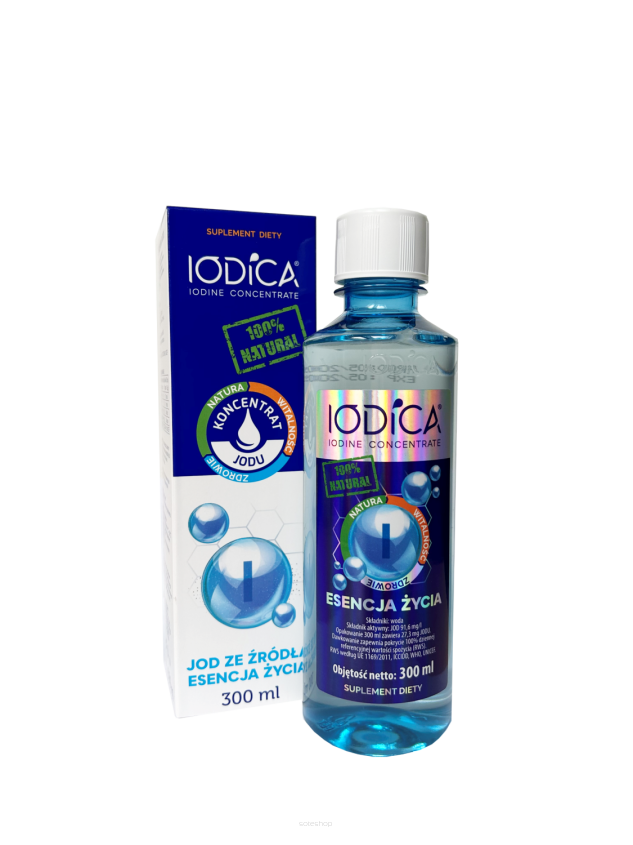 IODICA 300ml koncentrat jodu butelka szklana - IODICA WORLD