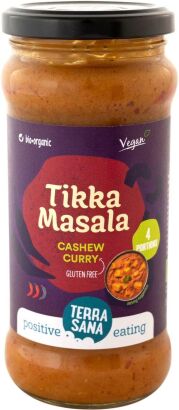 SOS CURRY INDIAN TIKKA MASALA BEZGLUTENOWY BIO 350 g - TERRASANA