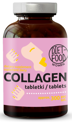 KOLAGEN WOŁOWY (400 mg) 300 TABLETEK - DIET-FOOD