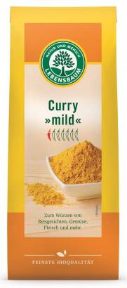 PRZYPRAWA CURRY ŁAGODNE BIO 50 g - LEBENSBAUM