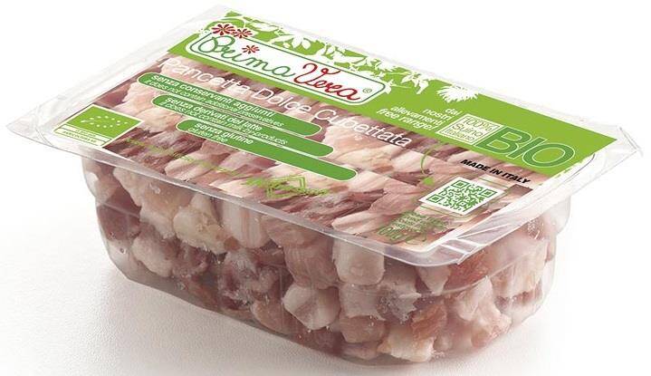 BOCZEK (PANCETTA) KOSTKA BEZGLUTENOWY BIO 100 g - PRIMAVERA