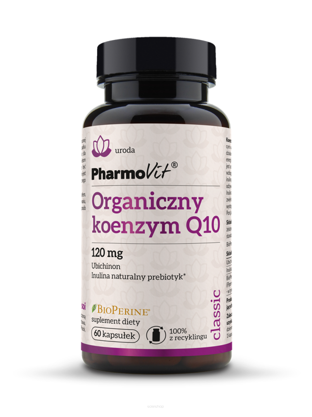 Organiczny koenzym Q10 120 mg 60 kaps | Classic Pharmovit