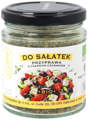 Przyprawa do sałatek z czarnym czosnkiem BIO 35 g - Pięć Przemian