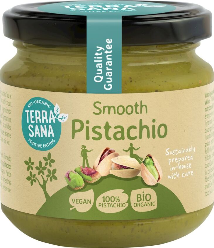 KREM Z PISTACJI PRAŻONYCH 100 % BIO 175 g - TERRASANA