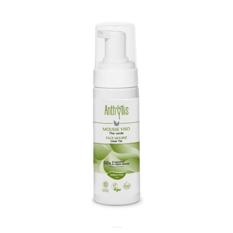 PIANKA DO MYCIA TWARZY OCZYSZCZAJĄCA Z ZIELONĄ HERBATĄ ECO 150 ml - ANTHYLLIS