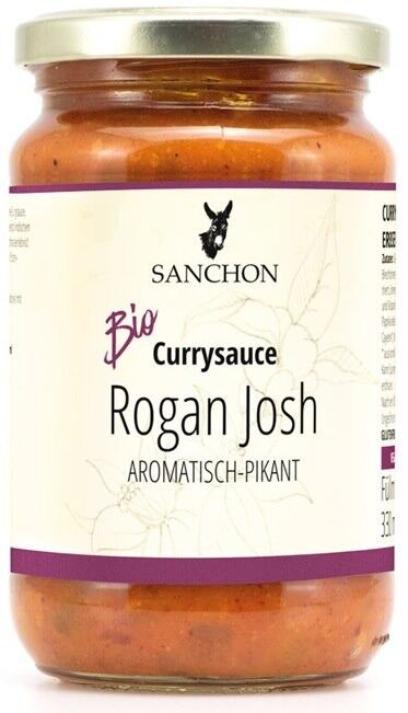Sos curry Rogan Josh BIO 330 ml