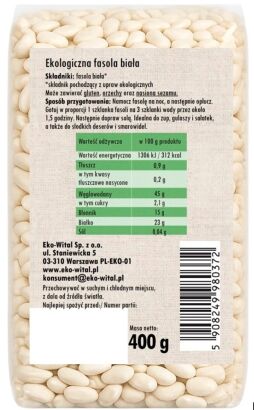 Fasola biała BIO 400 g