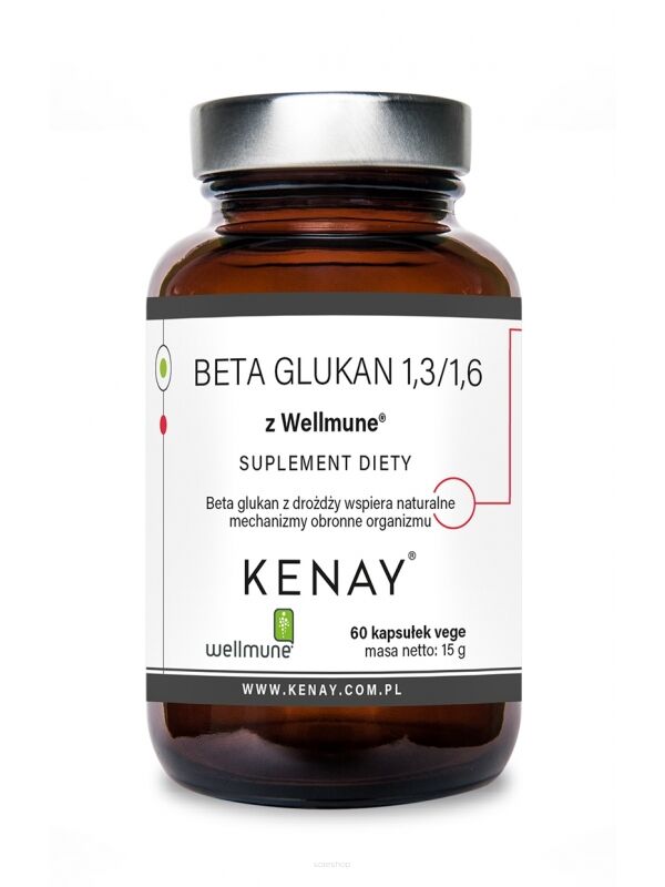 Beta glukan 1,3/1,6 60 kaps. - KenayAg
