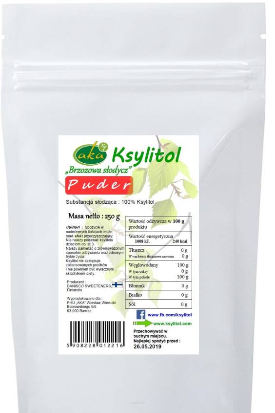 Ksylitol - PUDER 250 g - AKA