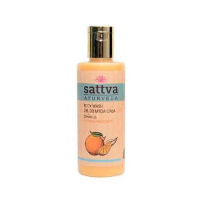 ŻEL DO MYCIA CIAŁA POMARAŃCZOWY 210 ml - SATTVA (AYURVEDA)