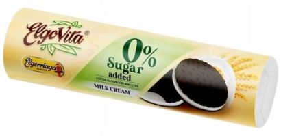 Ciastka-kakaowe markizy z kremem o smaku mlecznym B/C 180 g