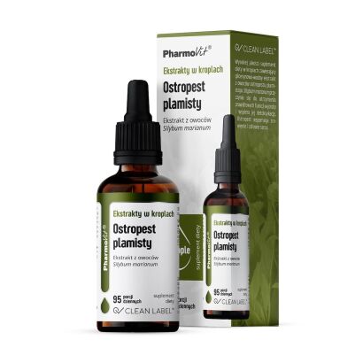Ekstrakty w kroplach Ostropest plamisty 30 ml | Clean Label Pharmovit