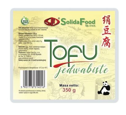 TOFU JEDWABISTE 350 g - SOLIDA FOOD