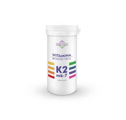 WITAMINA K2 MK7 60 TABLETEK (100 mcg) - SOUL FARM