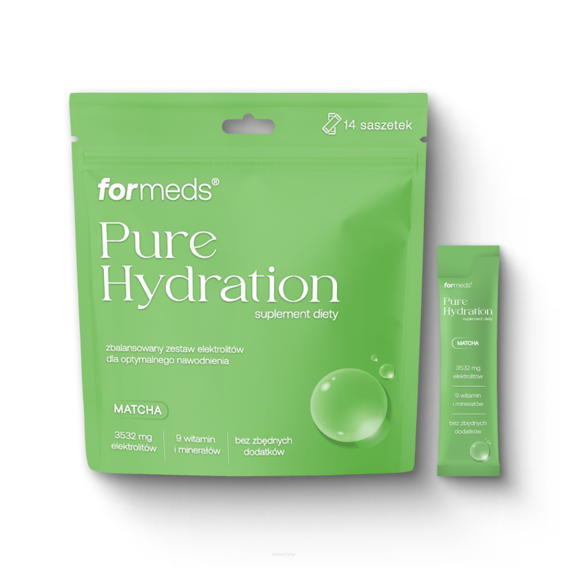 Pure Hydration Matcha elektrolity 110,6g 14 porcji - formeds