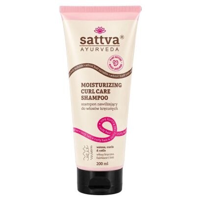 SZAMPON NAWILŻAJĄCY DO WŁOSÓW KRĘCONYCH 200 ml - SATTVA (AYURVEDA)