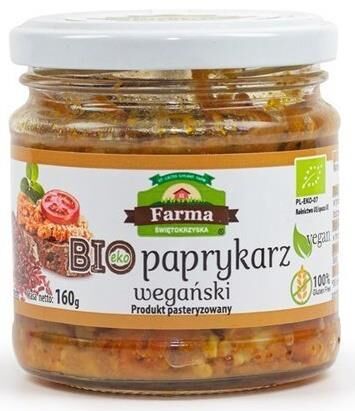 PAPRYKARZ WEGAŃSKI BEZGLUTENOWY BIO 160 g - FARMA ŚWIĘTOKRZYSKA