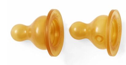 Smoczek do butelki antykolkowy o wolnym przepływie 0-3 miesiąca 2-pak