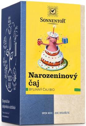 HERBATKA ZIOŁOWA URODZINOWA (HAPPY BIRTHDAY) BIO (18 x 1,5 g) 27 g - SONNENTOR