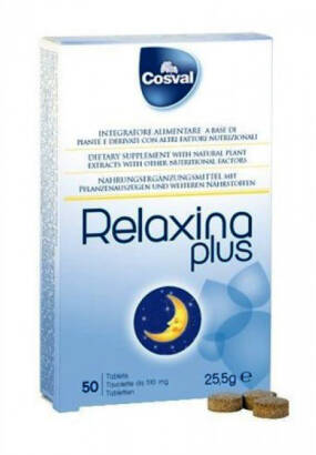 Naturalny Preparat Ułatwiający Zasypianie Relaxina Plus Cosval 50tab