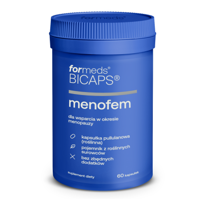 Bicaps menofem dla wsparcia w okresie menopauzy 60 kaps. - Formeds