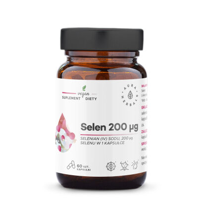 Selen 200 µg, selenian (IV) sodu, kapsułki 60 szt. - Aura Herbals