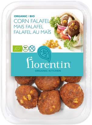 FALAFEL Z KUKURYDZĄ I PAPRYKĄ BEZGLUTENOWY BIO 240 g - FLORENTIN