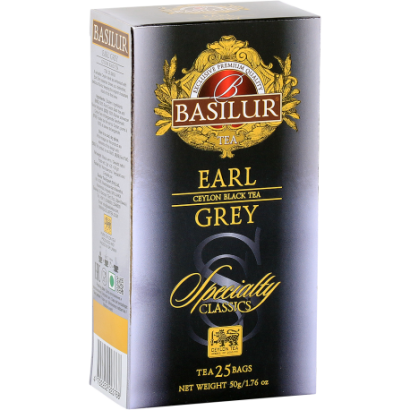 Herbata czarna EARL GREY w saszet. 20x2g - Basilur